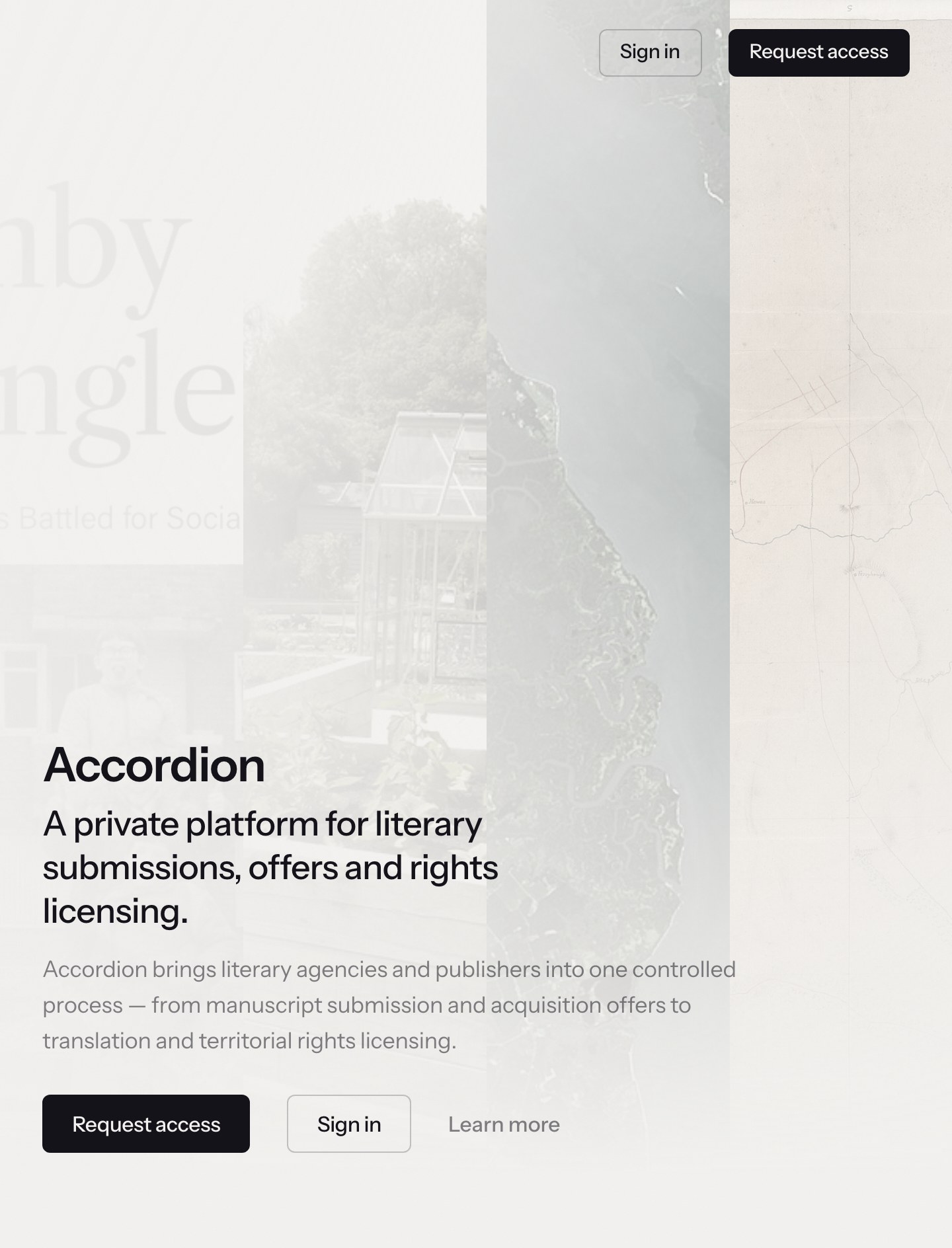 Accordion home page
